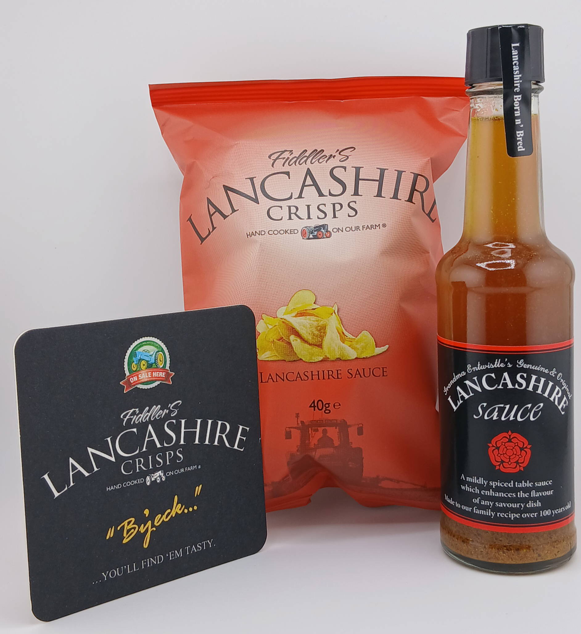 Sauce, Crisps and a Beermat