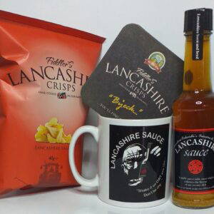 Sauce, Mug, Crisps, Beermat! Perfect Gift for Lovers of Sauce, Lancashire, Cricket or Breaking Bad...