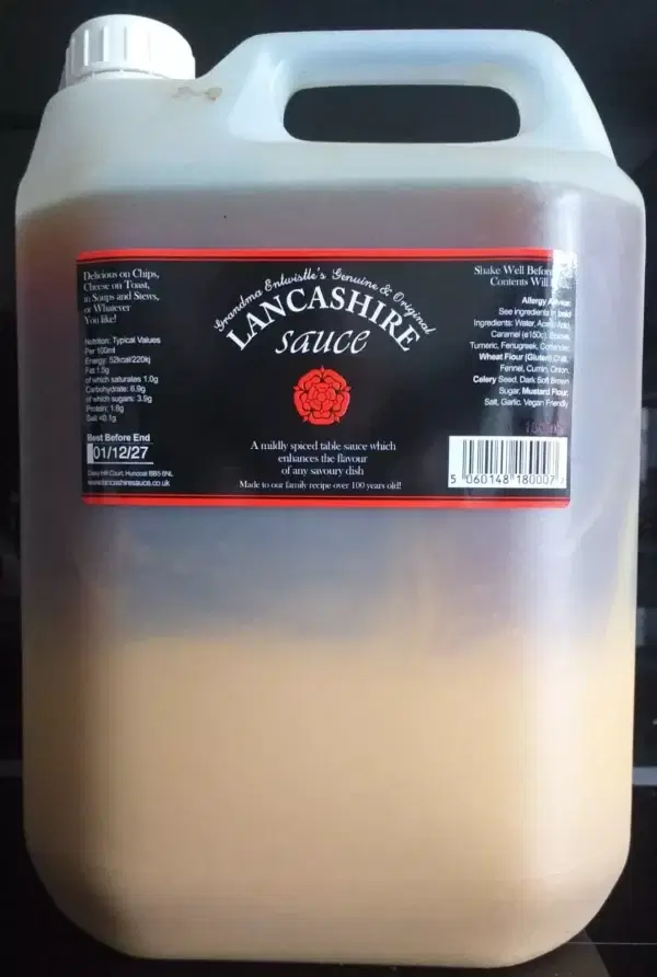 5LT Catering Size Lancashire Sauce